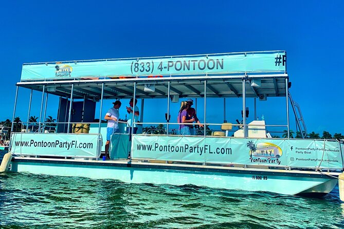 Private Double Deck Pontoon Party Cruise in Fort Lauderdale - Party on a Private Double Deck Pontoon