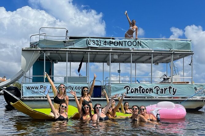 Private Double Deck Pontoon Party Cruise in Fort Lauderdale - Bring Your Own Drinks and Music