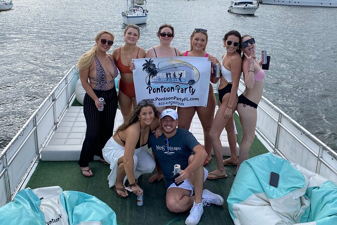 Private Double Deck Pontoon Party Cruise in Fort Lauderdale - Swim, Lounge, or Stop at Waterside Venues