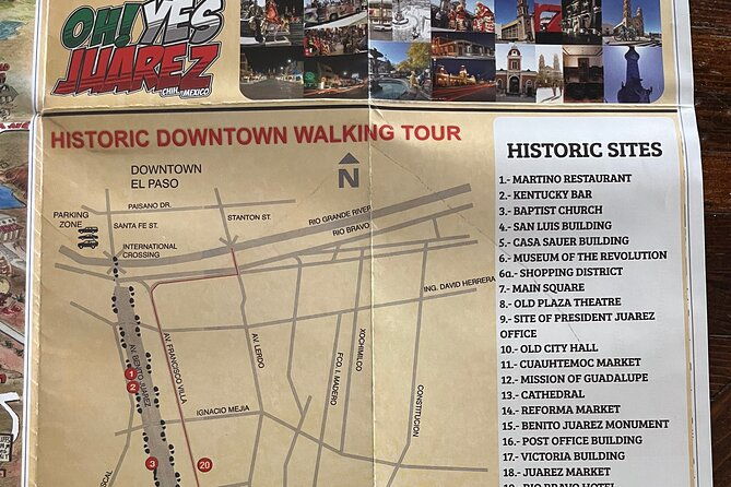 Private Downtown City Sightseeing Tour of Juarez Mexico - Good To Know