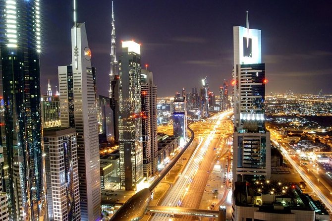 Private: Dubai City Tour by Night With Burj Khalifa Ticket - Stops and Landmarks