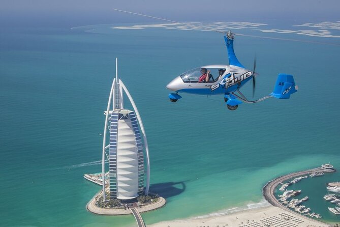 Private Dubai Gyrocopter Flight 20 Minutes - Group Size