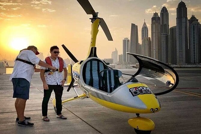 Private Dubai Gyrocopter Flight 20 Minutes - Cancellation Policy