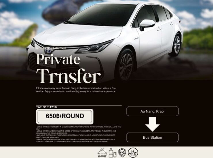 Private Eco-Transfer: One-way Ao Nang - Bus Station, Krabi - Activity Details