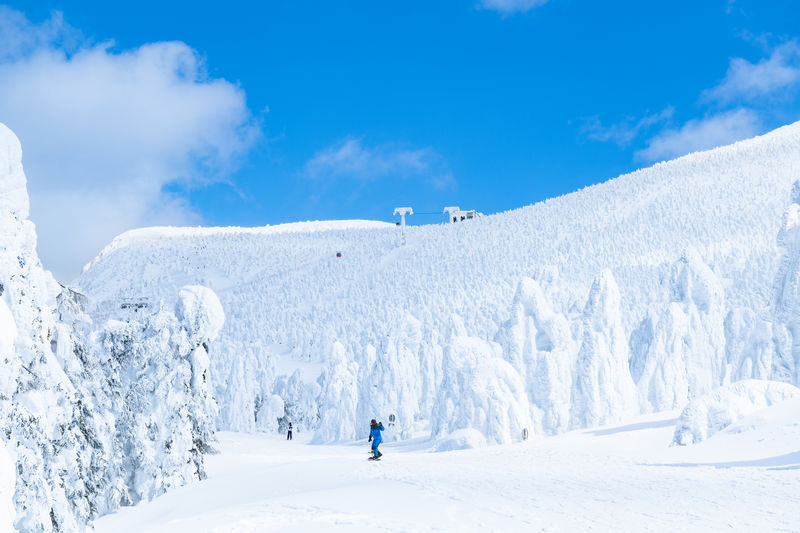 Private English and Chinese ski lessons and photography services at Zao Onsen Ski Resort - Rentals, meeting details, and small print