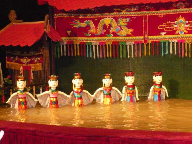 Private Evening Cyclo Tour With Water Puppet Show - Full Description of the Tour