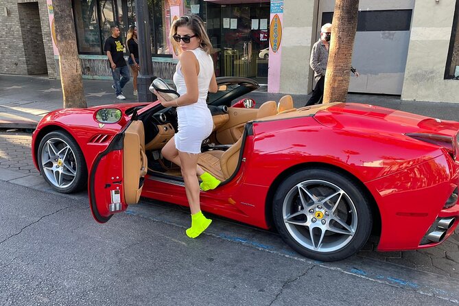 Private Ferrari Tour Hollywood Walk of Fame 20 Minutes. - Tour Overview