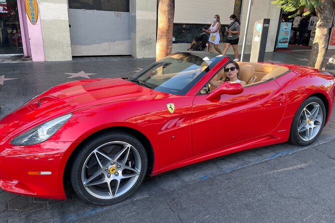 Private Ferrari Tour Hollywood Walk of Fame 20 Minutes. - Common Questions