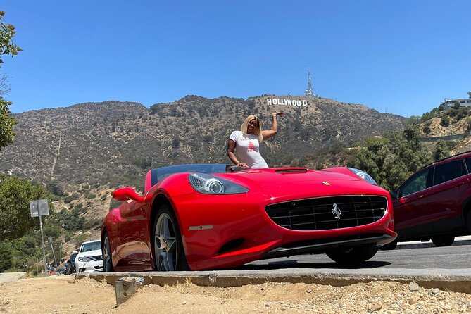 Private Ferrari Tour Hollywood Walk of Fame 20 Minutes. - The Sum Up