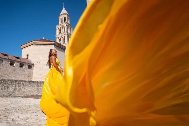 Private Flying Dress Photo Session in Split, Croatia - What to Expect from the Flying Dress Photo Session