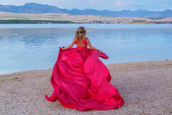 Private Flying Dress Photo Session in Split, Croatia - Dress Selection