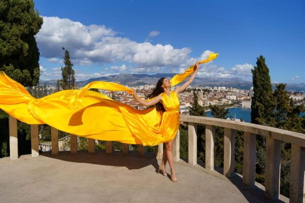 Private Flying Dress Photo Session in Split, Croatia - Video Production
