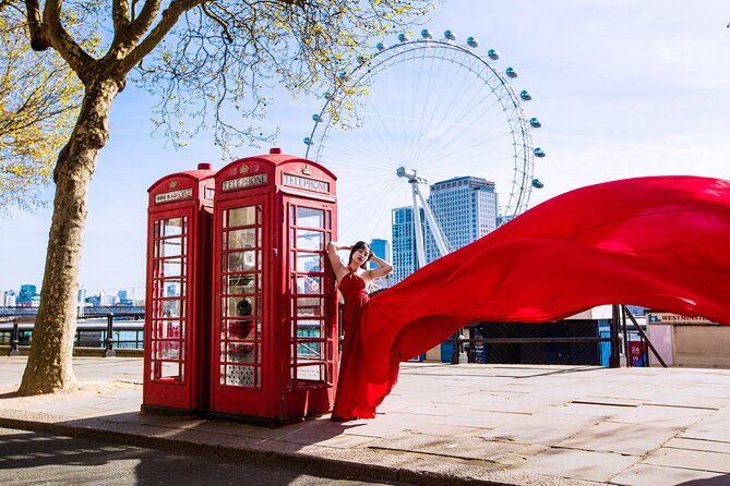 Private Flying Dress Photoshoot in London - Overview of the Experience