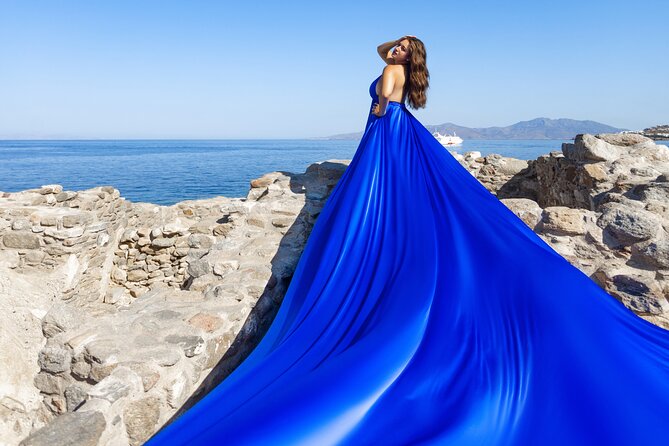 Private Flying Dress Photoshoot in Mikonos - What To Expect