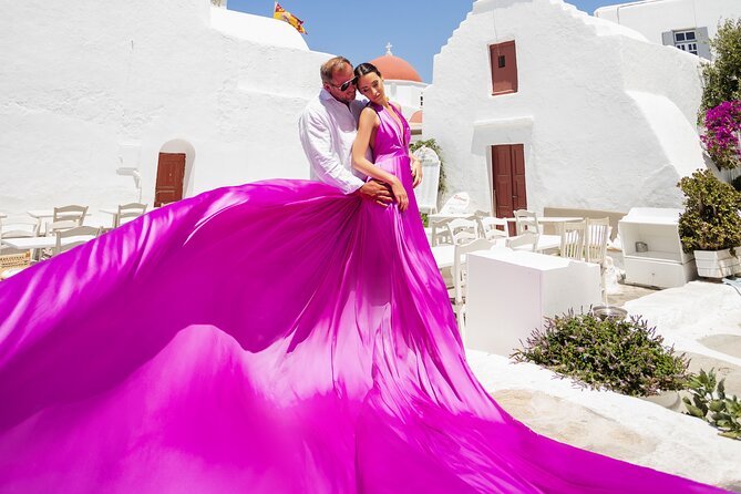 Private Flying Dress Photoshoot in Mikonos - Customer Reviews