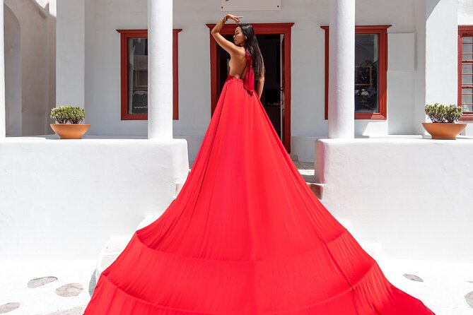 Private Flying Dress Photoshoot in Mikonos - Additional Information