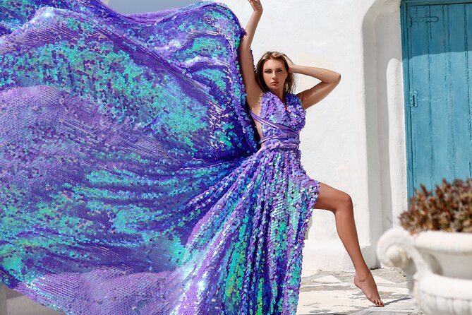Private Flying Dress Photoshoot in Mikonos - Frequently Asked Questions