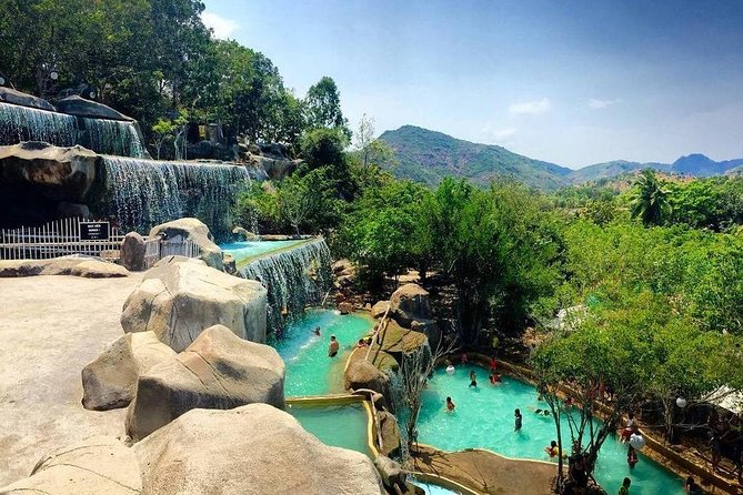 Private Full Day Explore Jumping Cliff Waterfall and Relax At Hot Spring Center - Meeting and Pickup