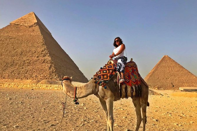 Private Full-Day Giza Pramids, Sphinx, Egyptian Museum& Bazaars From Cairo - Tour Highlights