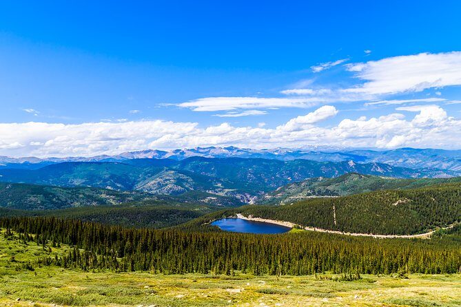 Private Full-Day Mount Blue Sky & Red Rocks Tour from Denver - Evergreen Lake and Main Street