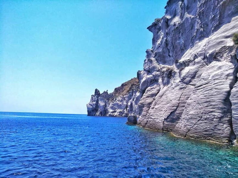 Private, fully customizable cruise in Santorini's caldera - The Experience of the Skipper and Crew