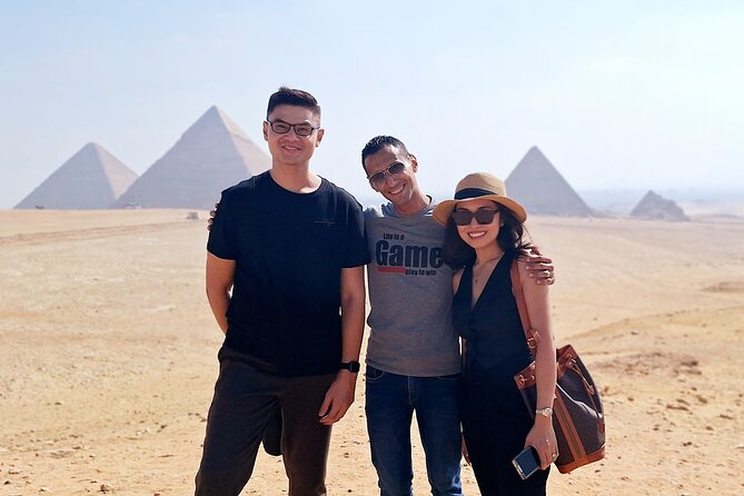 Private Giza Pyramids Sphinx Memphis Saqqara Lunch and Camel - Giza Pyramids Overview