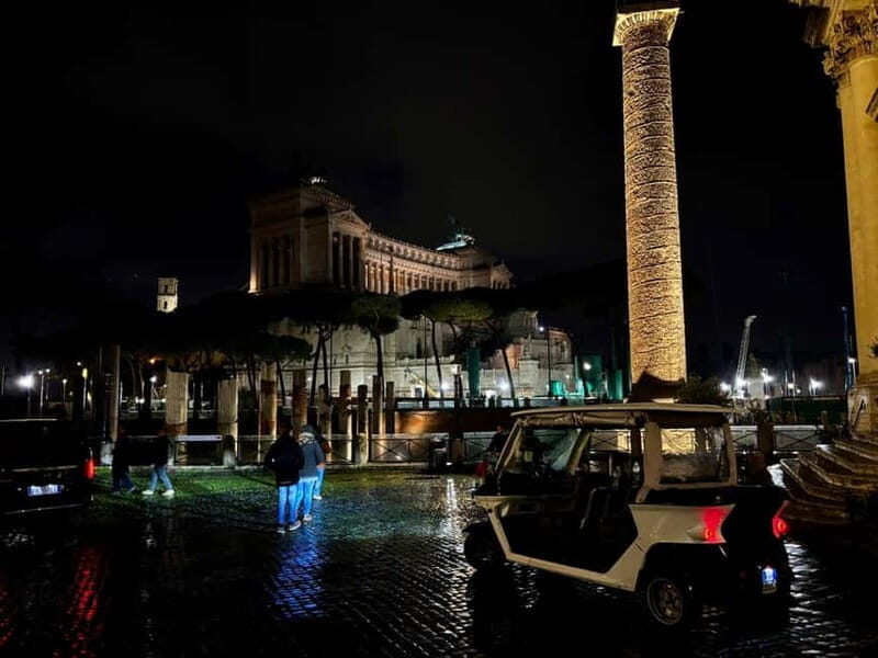 Private Golf Cart Tour: Discover the Magic of Rome by Night - Good To Know