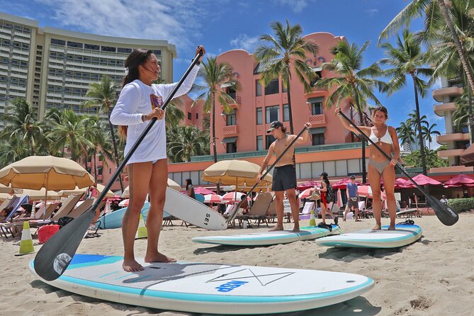 Private Group SUP Duo by Waikiki Beachboys at the Royal - What to Expect