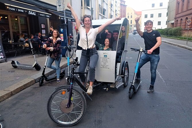 Private Guide up to 12 P -Rickshaw 3 E-Bikes 5 Bikes 2 E-Scooter - Varied Transport Options