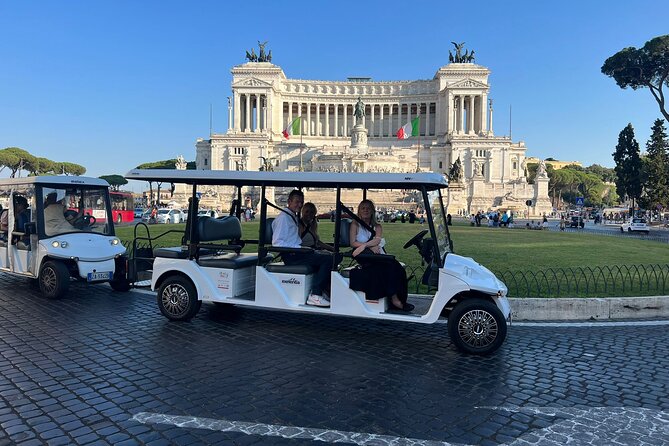 Private Guided Catacombs and Rome Highlights Tour in Golf Cart - Tour Highlights