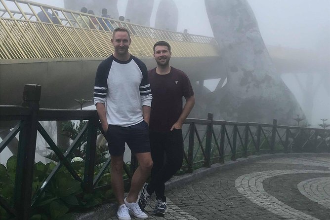 Private Guided Full Day Tour Ba Na Hills Golden Hands Bridge AND Marble Mountain - Golden Hands Bridge: A Marvel of Architecture