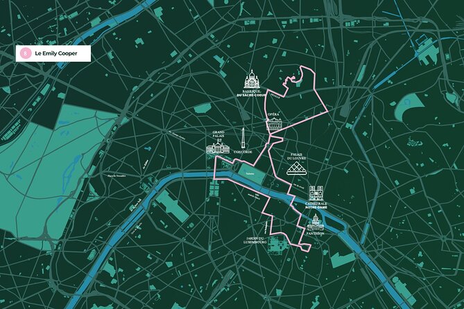 Private Guided Tour of Paris by Bike-Cab : the Emily Cooper - Tour Itinerary