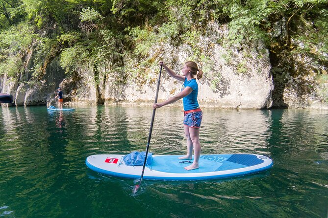 Private Half Day Stand-up Paddle Boarding on the Soča River - Scenic Journey to Emerald Lake