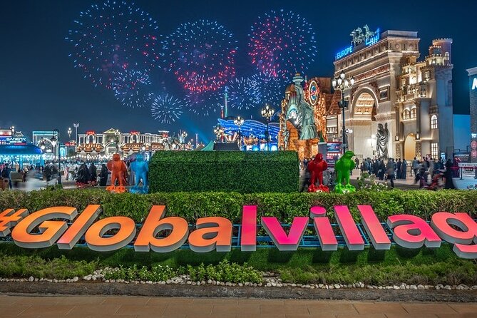 Private Half-Day Tour in Dubai Miracle Garden and Global Village - Combo Private Tour