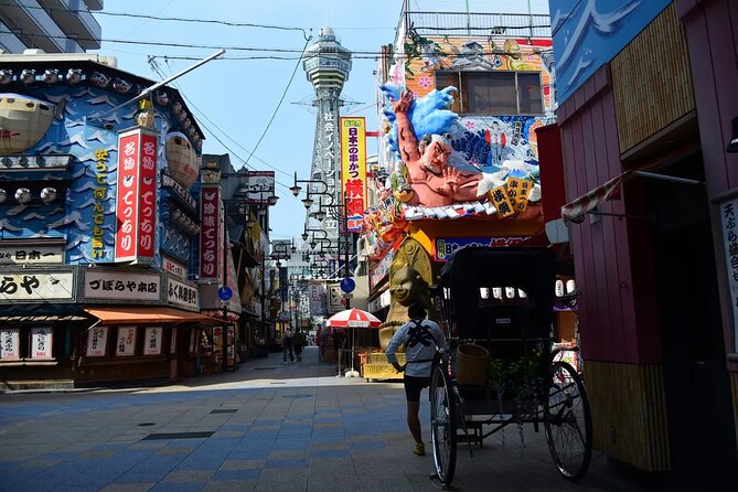 Private Half-Day Tour in Osaka by Taxi and Rickshaw - Itinerary Overview