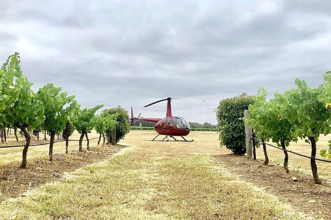 Private Helicopter Flight to Hunter Valley With a La Carte Lunch - for 2 - Booking and Confirmation Process