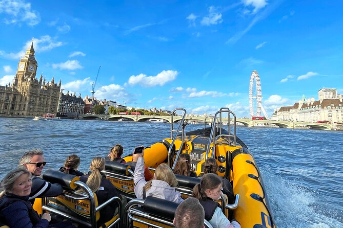 PRIVATE HIRE SPEEDBOAT CANARY WHARF EXPERIENCE - 45 Minutes From Embankment - Cancellation Policy