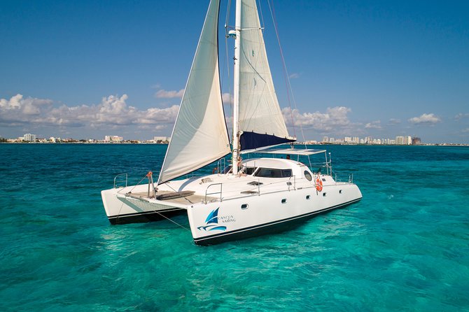 Private Isla Mujeres Catamaran Tour - Manta Boat - for up to 40 People - Cancellation Policy