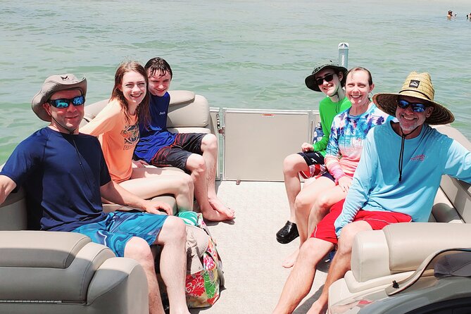 Private Island Tour on a Pontoon Boat With a SLIDE for Parties Events Fun More - Inclusions and Safety Equipment