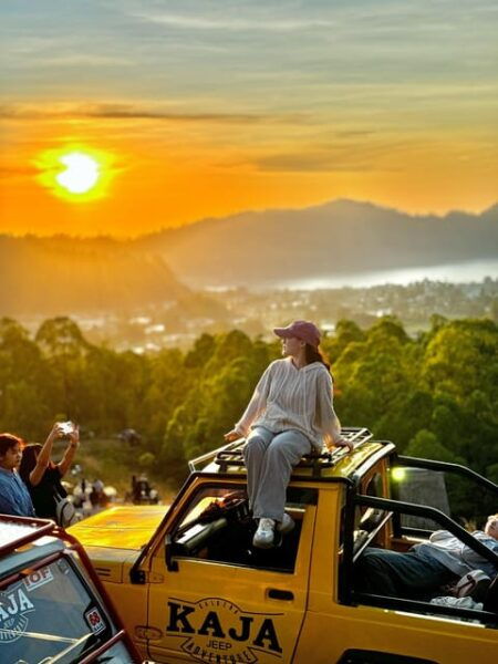 Private Jeep 4x4 And Black Lava & Hot Spring - Mount Batur Sunrise