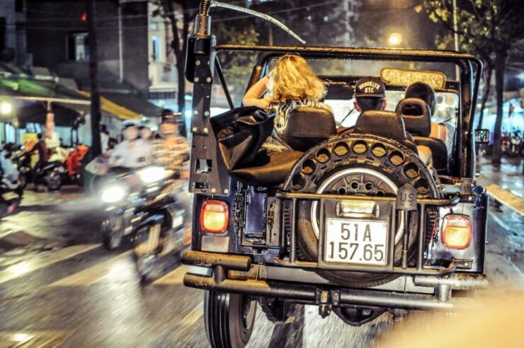 Private Jeep Tour Saigon by Night & Cruise Dinner With Music - Experience Highlights