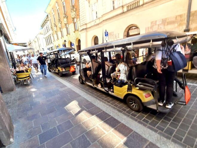 Private Krakow Old Town Golf Cart Tour With Audio-Guide - Pickup and Drop-off