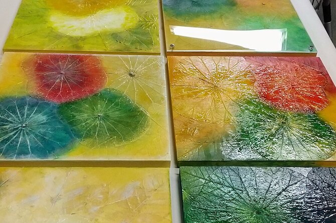 Private Lotus Leaf Art Botany Painting in Chuo City - Cancellation Policy