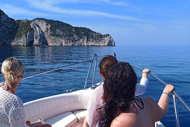 Private Luxury 6.5m 140hp Speedboat Cruise Shipwreck & Blue Caves - Overview and Highlights