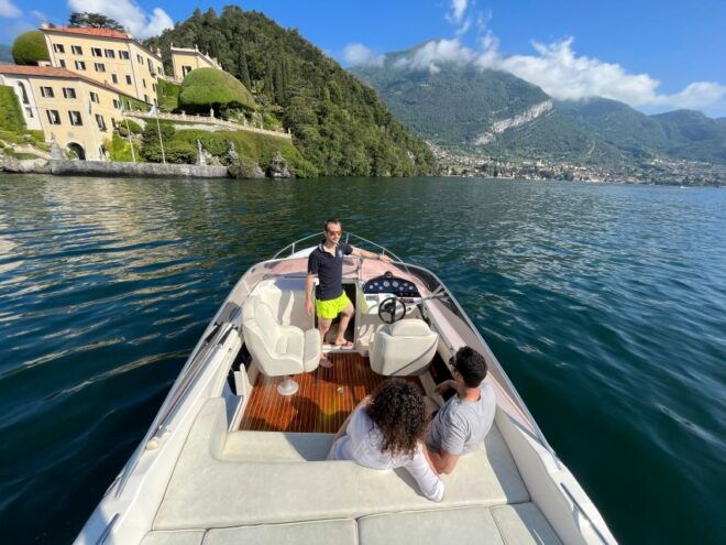 Private Luxury Boat Tour of Lake Como With Stops & Drinks - Boat Description and Places Visited