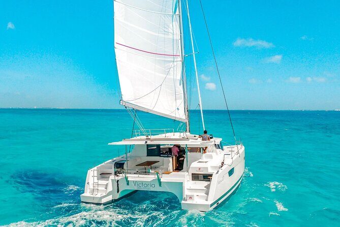 Private Luxury Catamaran Cancun to Isla Mujeres | For up to 30 pp - The Sum Up