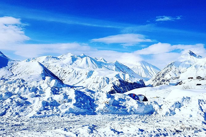 Private Minibus Trip In Ananuri Gudauri Kazbegi Gergeti - Pickup Logistics