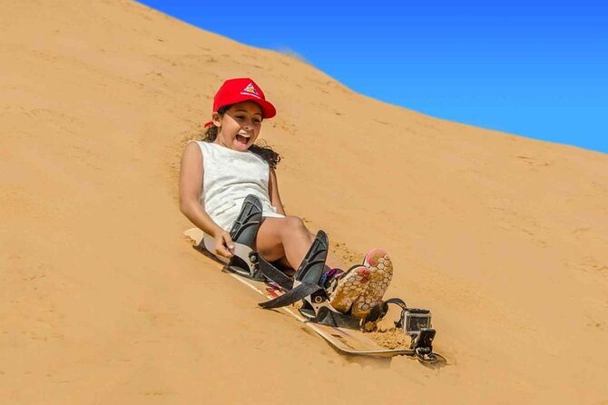 Private Morning Desert Safari With Camel Ride and Sand Boarding in Red Sand - Highlights of the Experience
