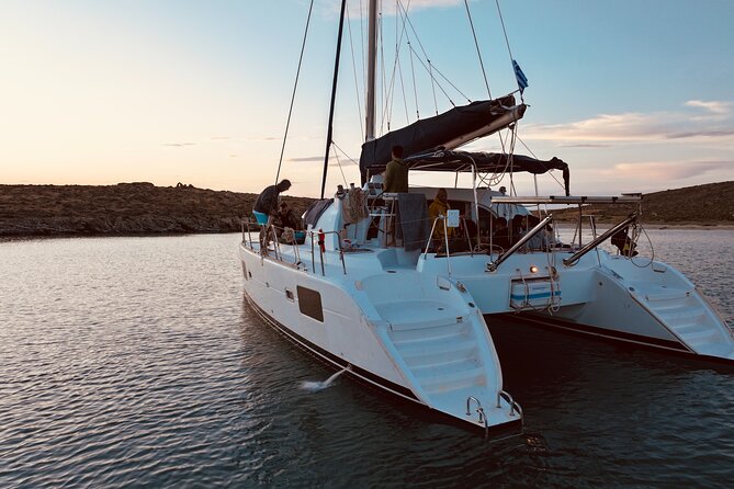 Private Mykonos Catamaran Day Cruise With Meals & Water Toys - Frequently Asked Questions