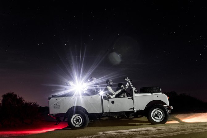 Private Night Vintage Land Rover Desert Safari & Astronomy With Dubai Transfers - Wildlife-Spotting Drive in a Vintage Land Rover